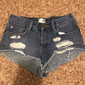 Amuse Society Jean Shorts